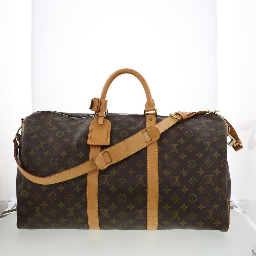 LOUIS VUITTON Keepall Bandelire Bag Boston Monogram